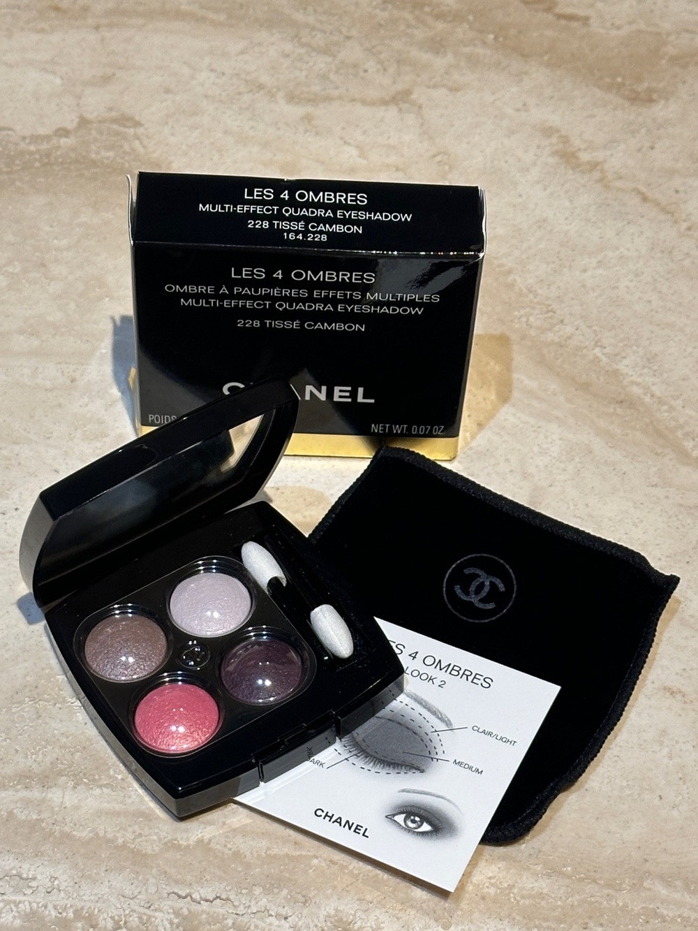 CHANEL LES 4 OMBRES eyeshadow palette - 228 Tisse Cambon
